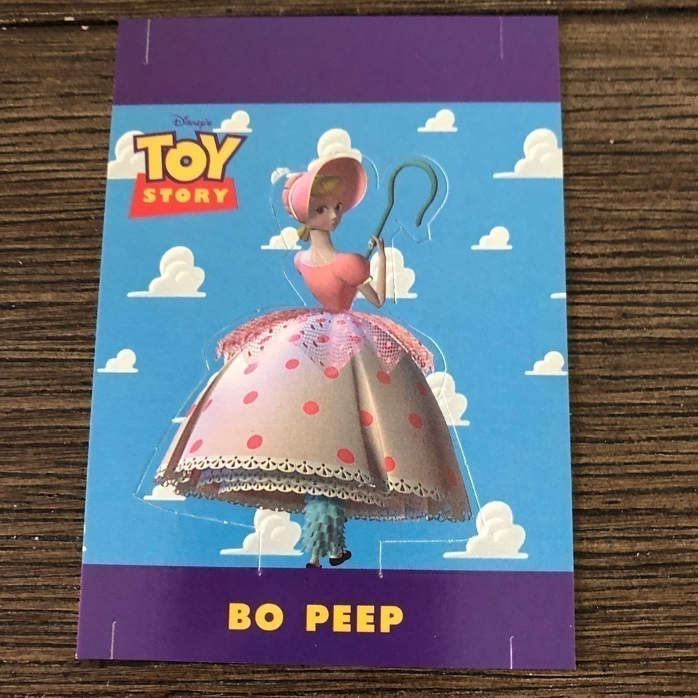 Disney Toy Story 1995 trading card: Pop-up: Bo Peep #64